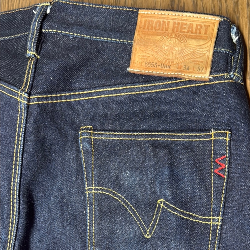 Iron heart 555 uhr 34x32.5 altered by Williamsburg garment company